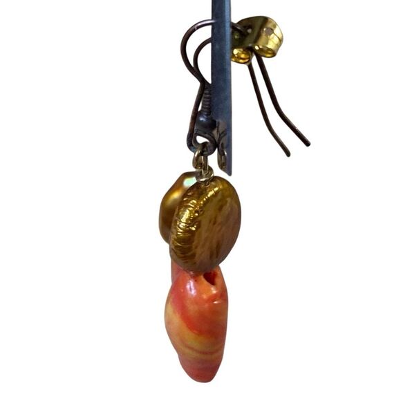 Tinker Bead Designs NWT Hand Crafted Earrings Lightweight Unique Jewelry - Picture 2 of 5